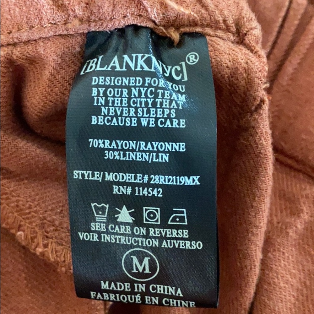 NWT Blank NYC Wide Leg Cropped Pants - Picture 4 of 5